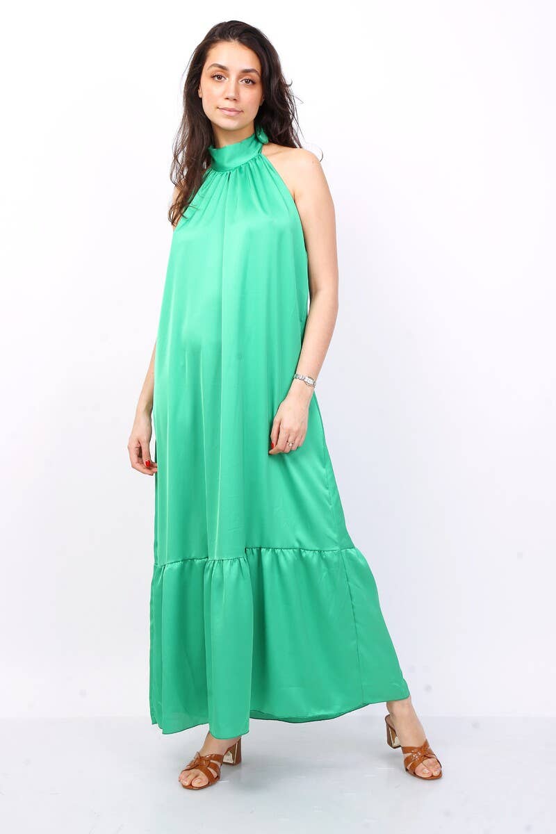 6075 vestidos compridos: Bege / Único