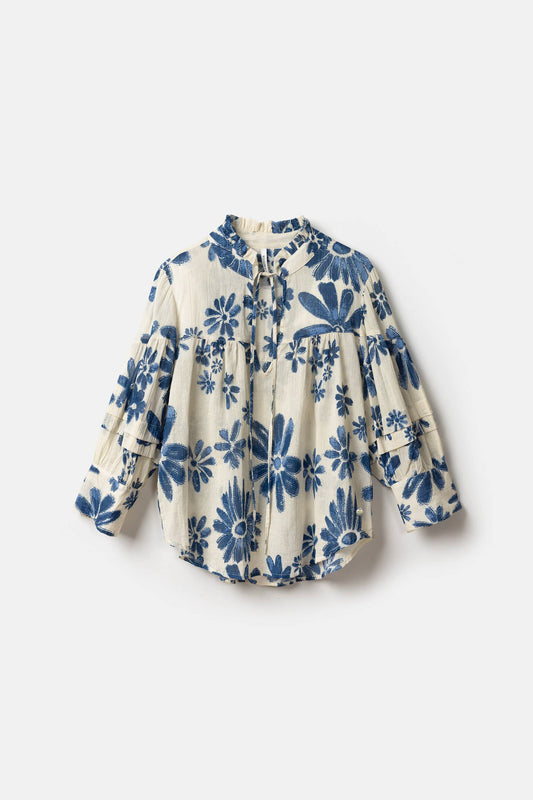 Blusa Com Padrão Floral (416572-188): S