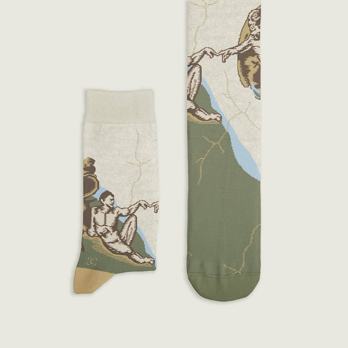 Criação de Adam Socks: L: 41-46 UK (7½-11½) US (8-12)