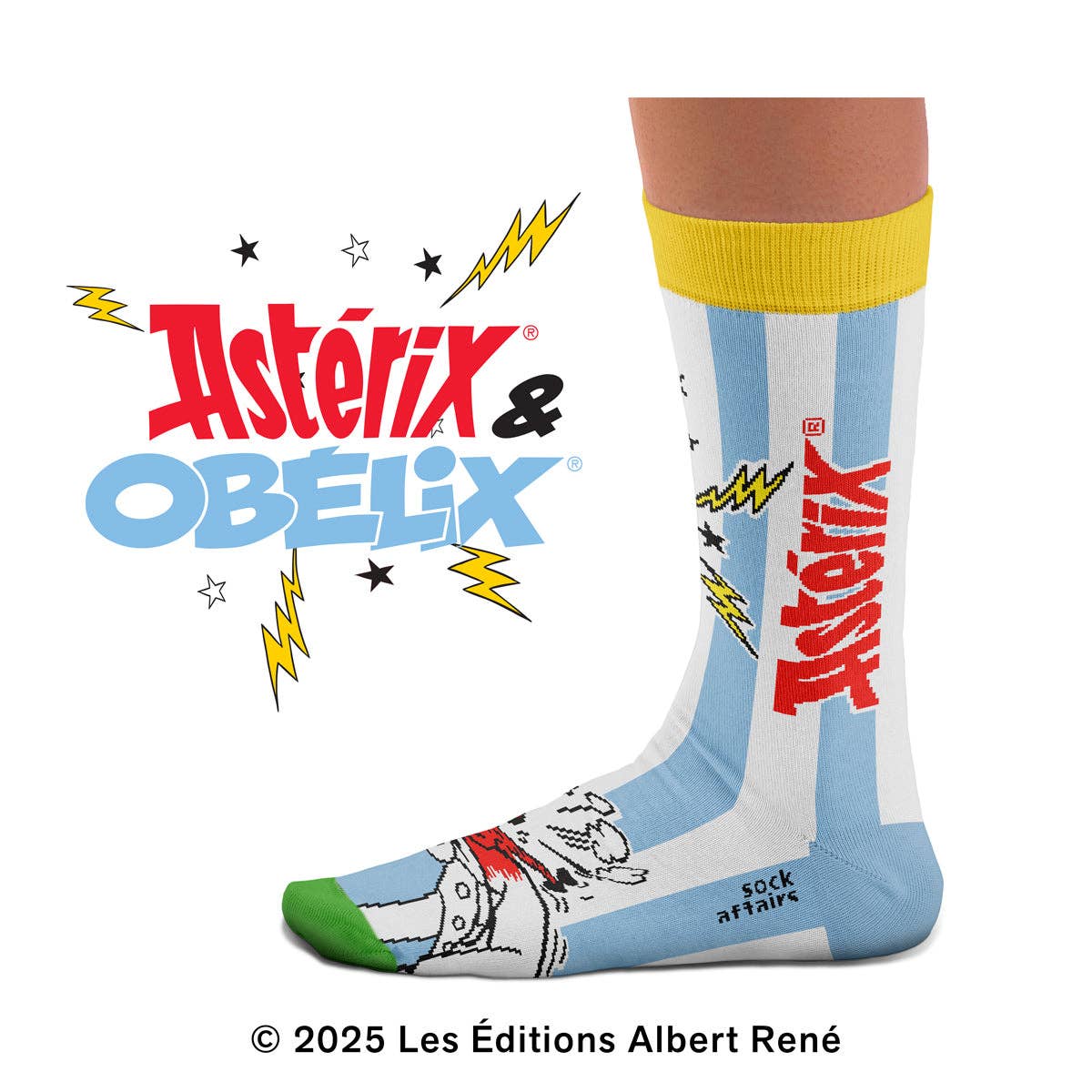 Meias Dueto Asterix: M: 36-40 UK (4-7) US (4½-7½)