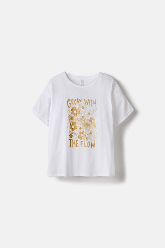 T-Shirt Estampada        (454204-8): M