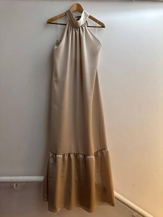 6075 vestidos compridos: Bege / Único