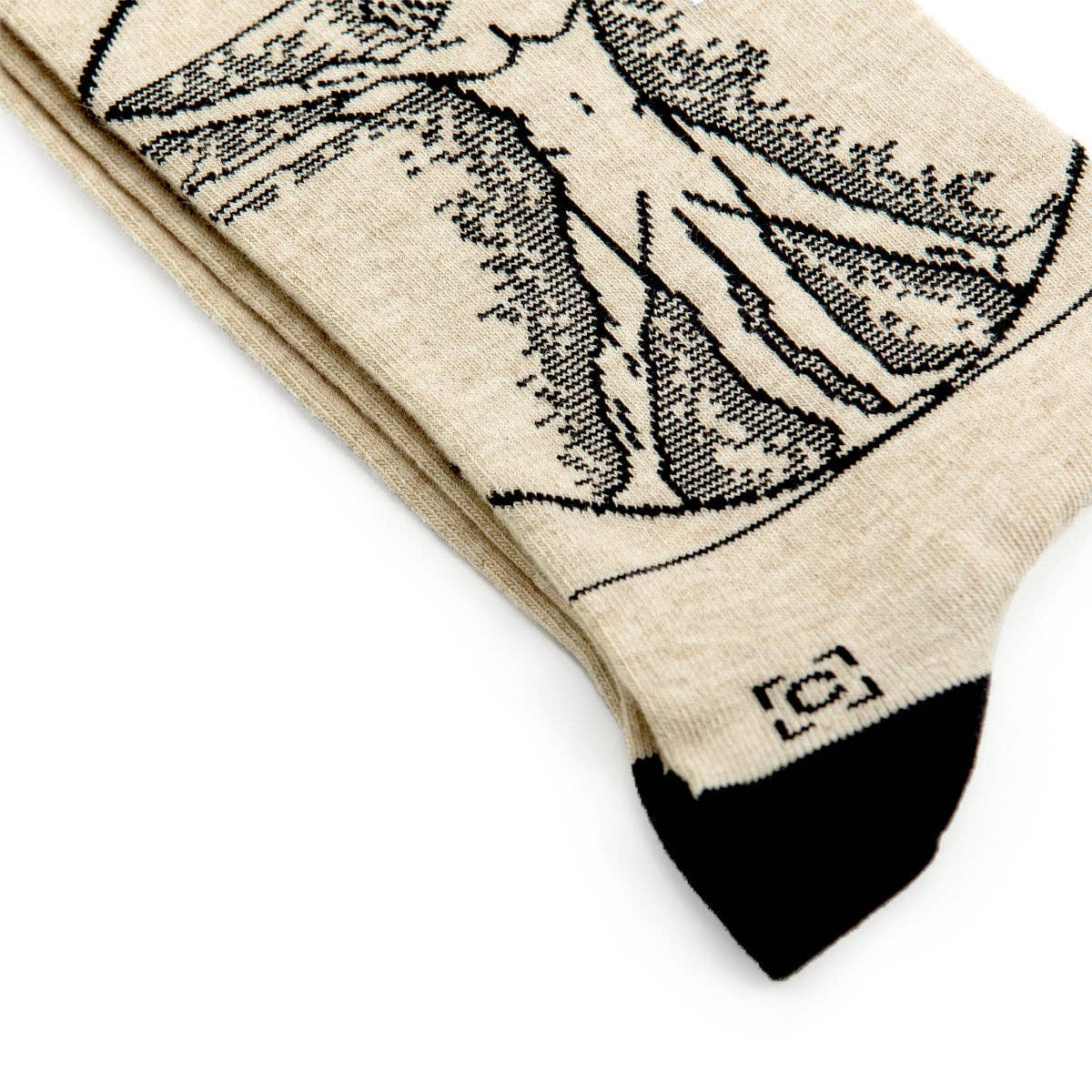 Presente Meias Homem Vitruviano: L: 41-46 UK (7½-11½) US (8-12)